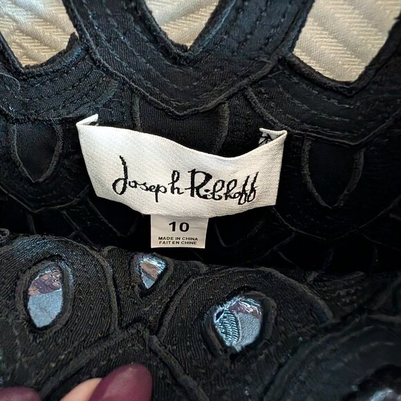 Joseph Ribkoff Long Sleeve Black Sequin Dress Size 10 Cocktail Wedding Guest - Picture 7 of 16